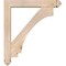 Ekena Millwork Imperial Arts and Crafts Smooth Bracket w/ Offset Brace, Douglas Fir, 5 1/2"W x 30"D x 34"H BKT0604X30X34IMP03SDF - alternate 2